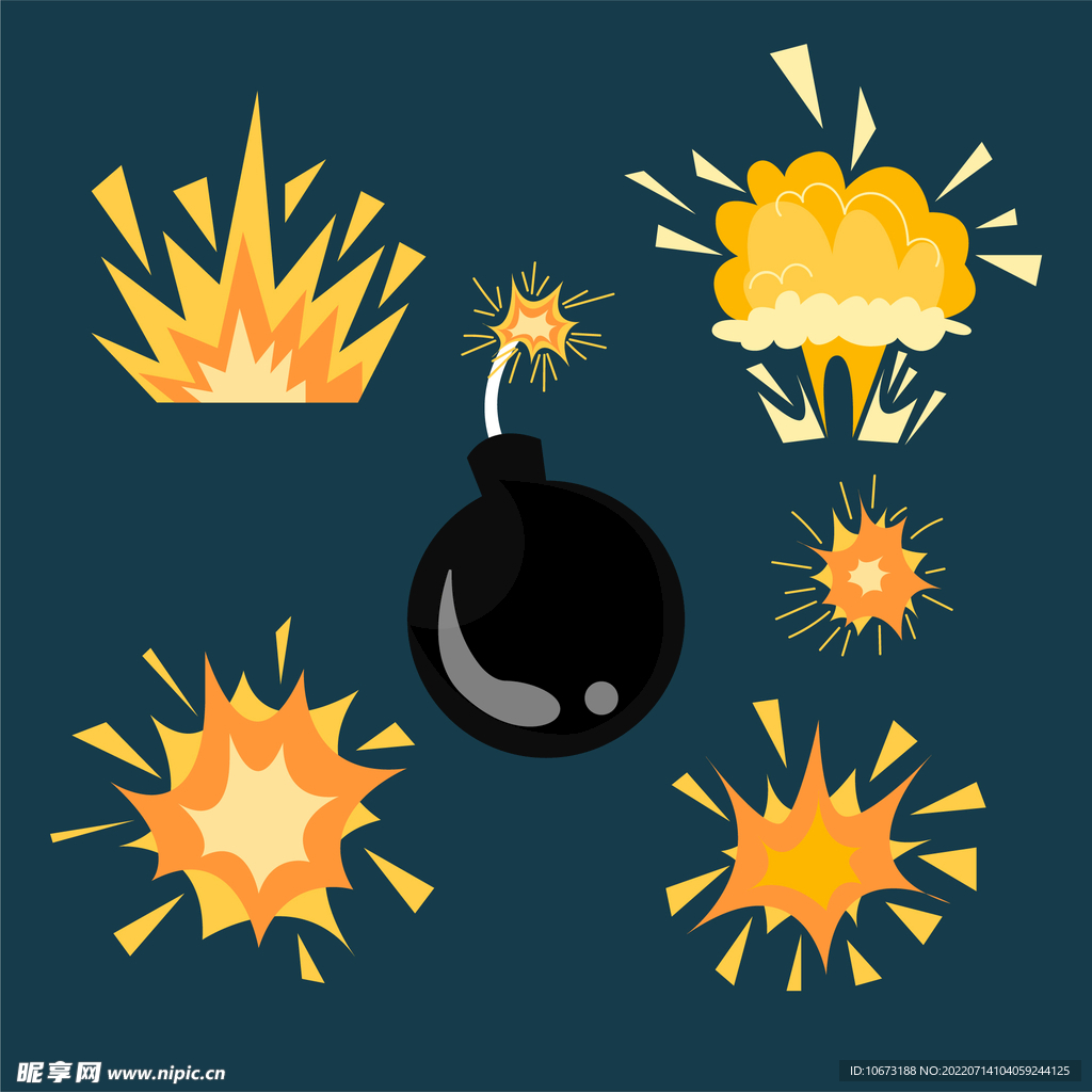 漫画爆炸效果