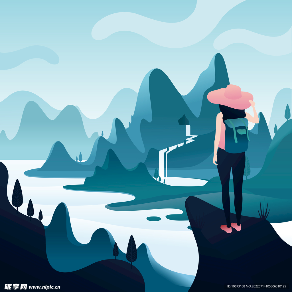 远足背景