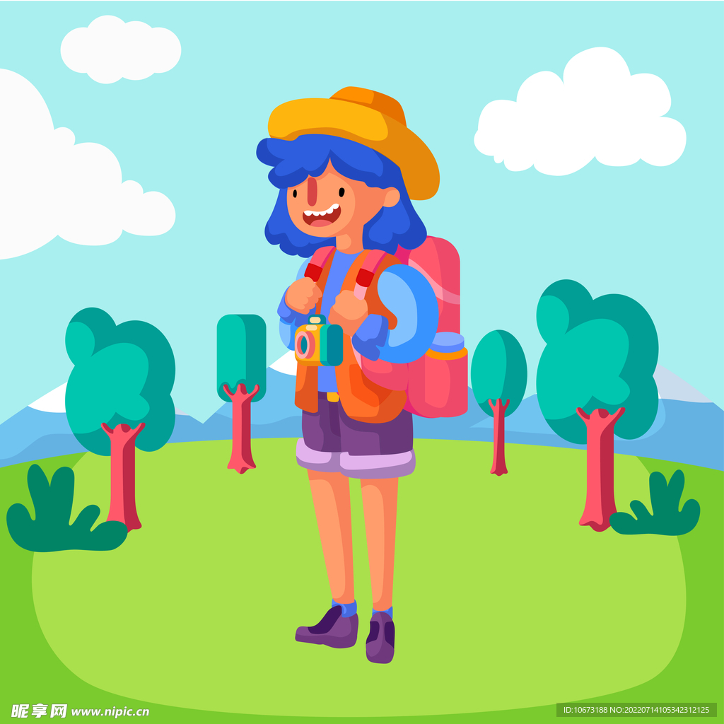远足背景