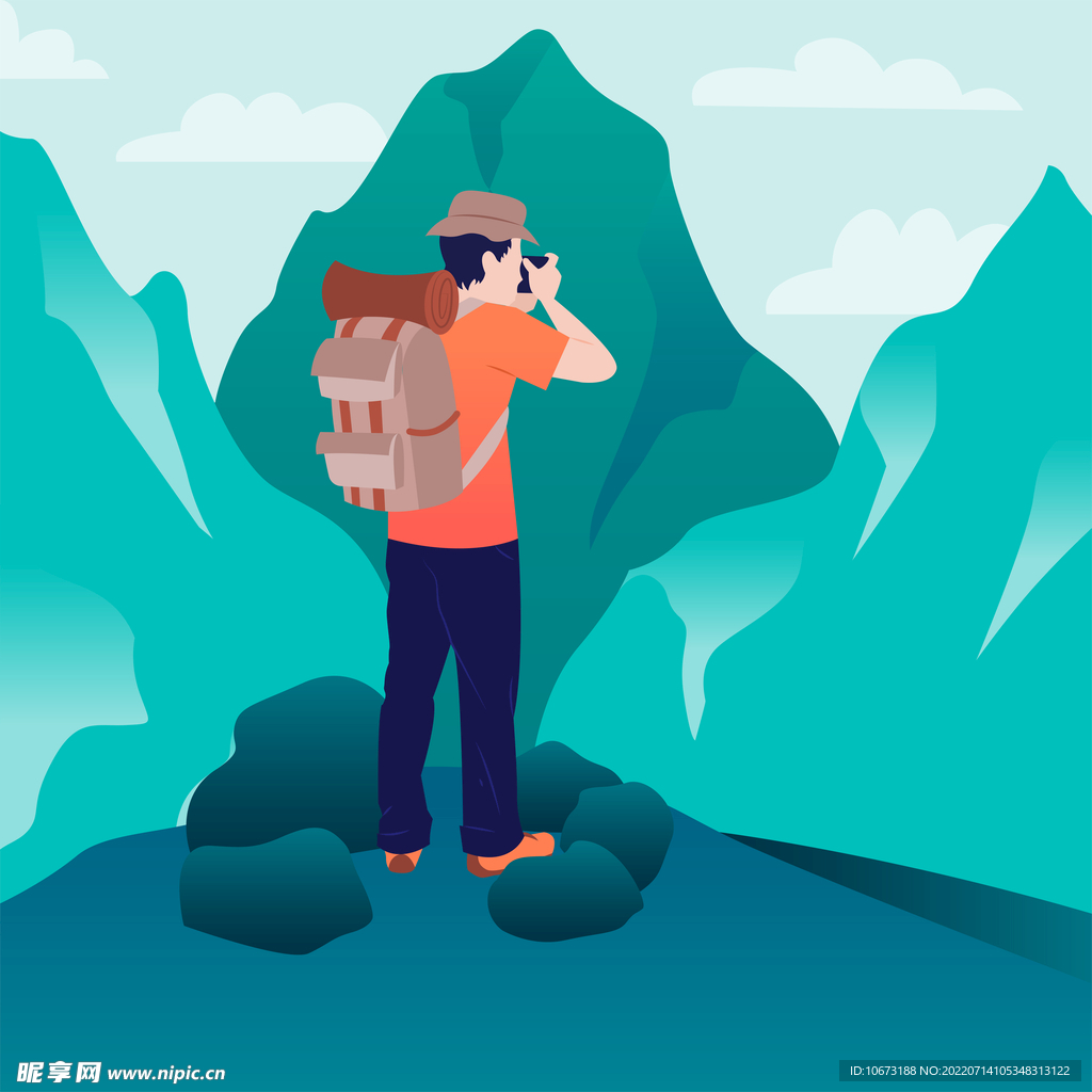 远足背景