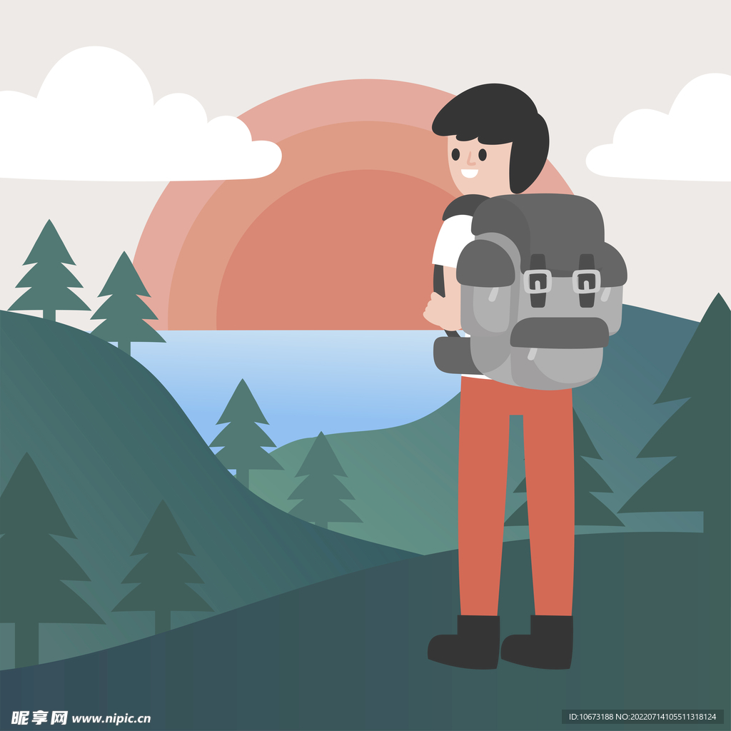 远足背景