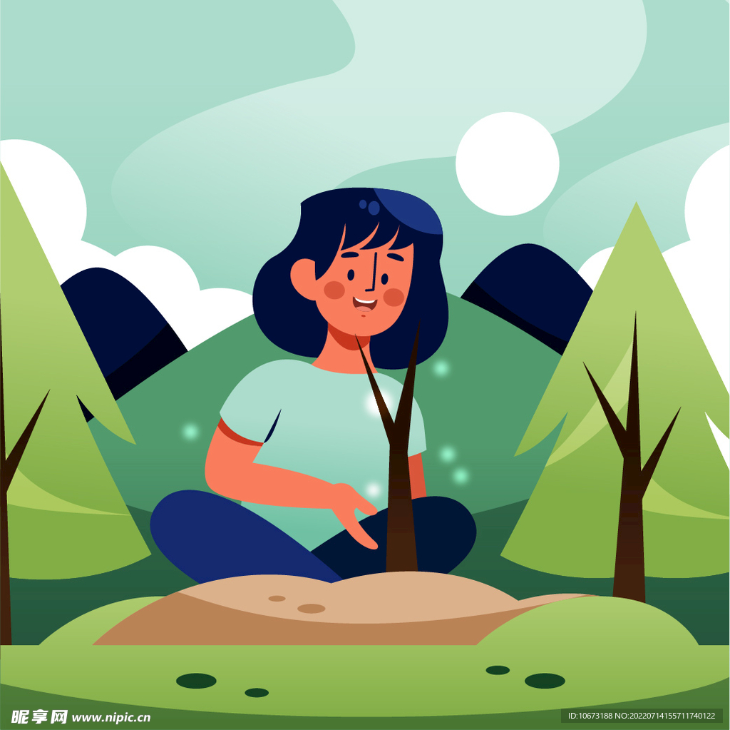 植树 