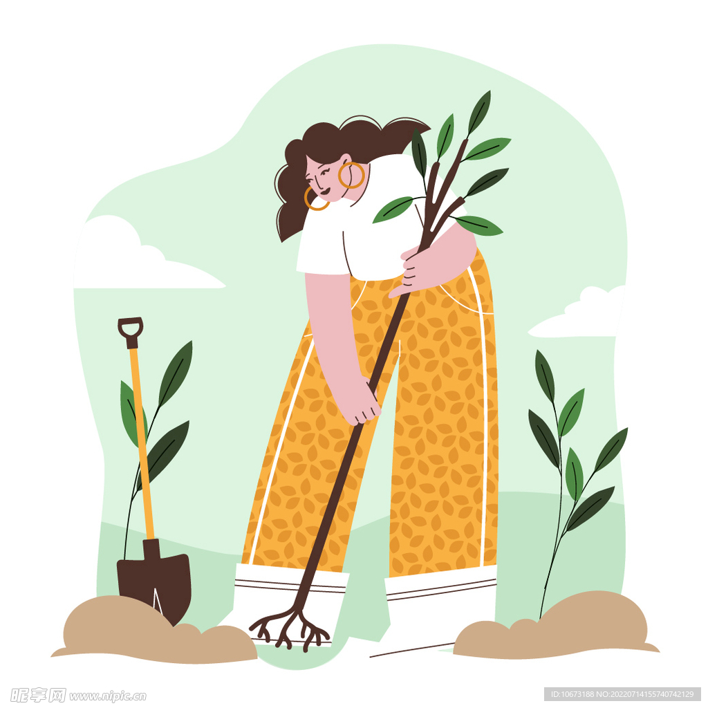 植树 