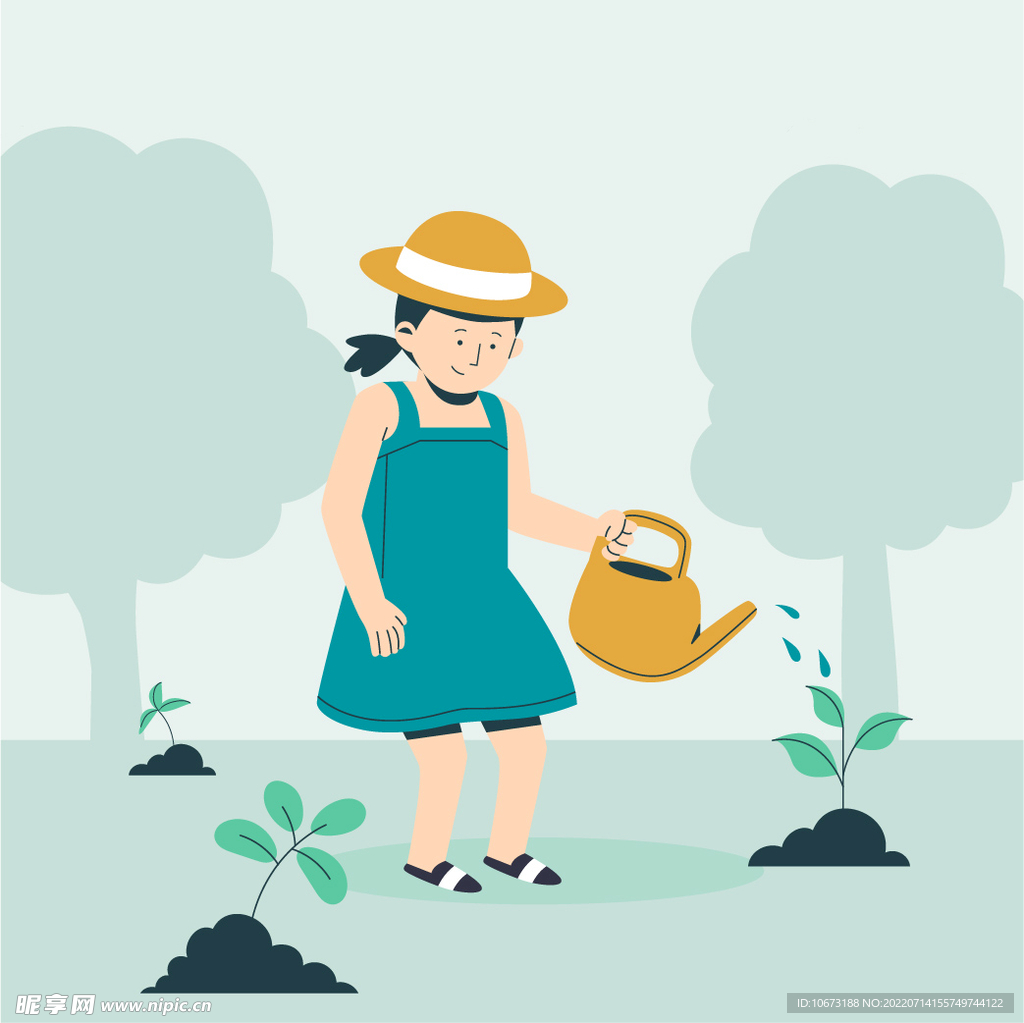 植树 