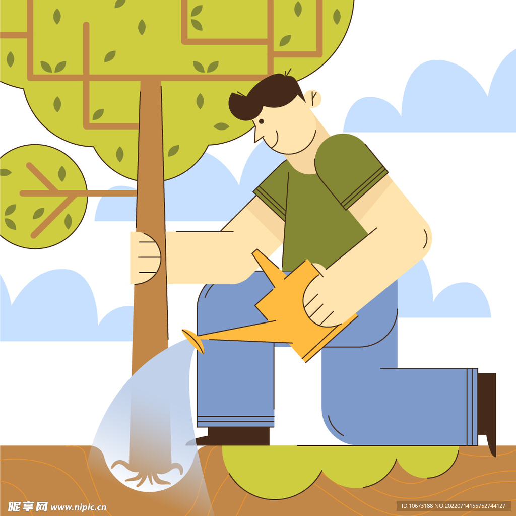 植树 