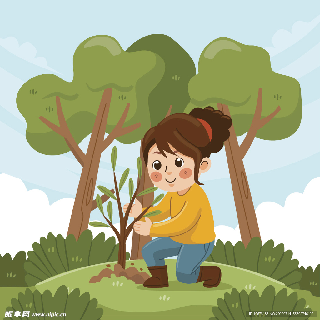 植树 