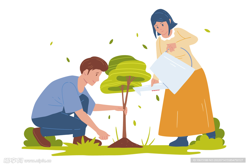 植树 