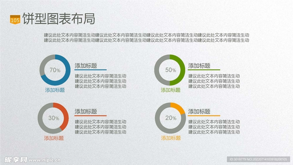饼形图表 