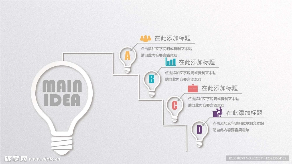 灯泡图表