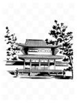 水墨建筑