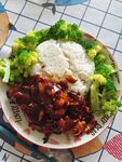 照烧鸡腿饭