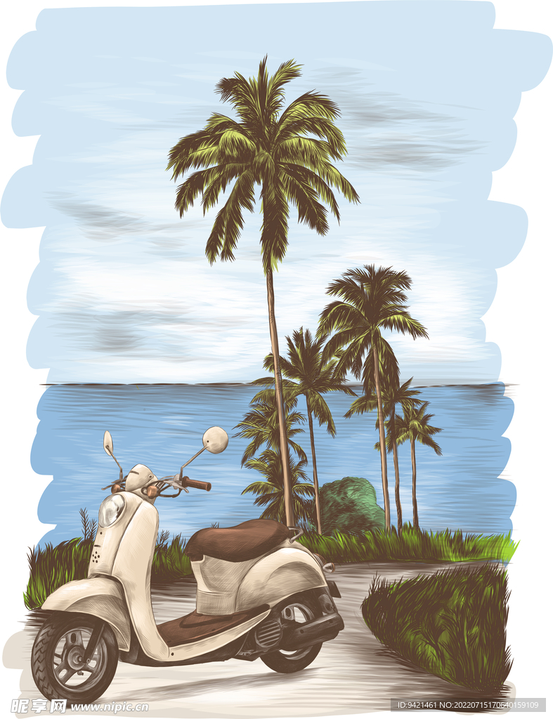 夏日海滩