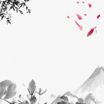 国风中式水墨画