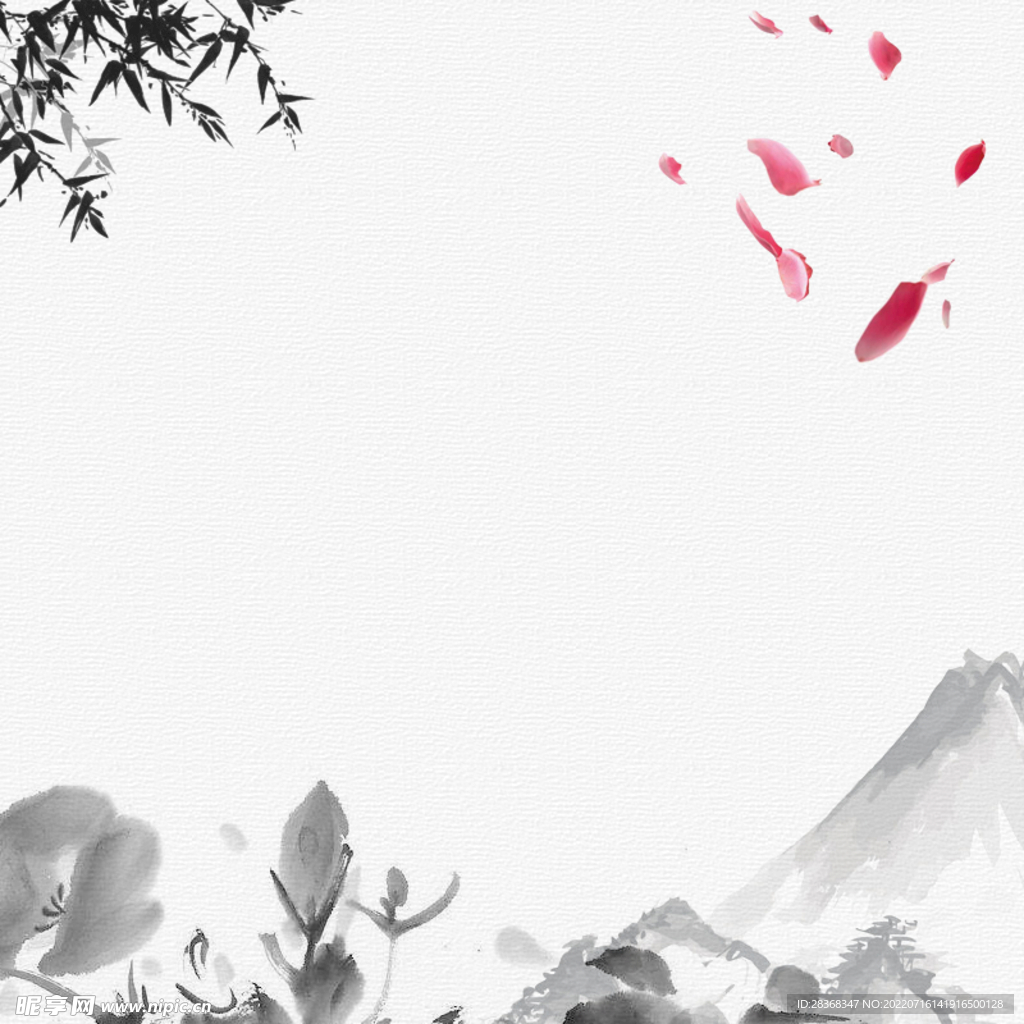 国风中式水墨画