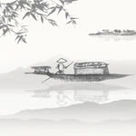 国风中式水墨画