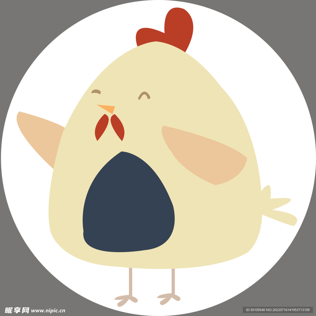 卡通鸡 鸡仔