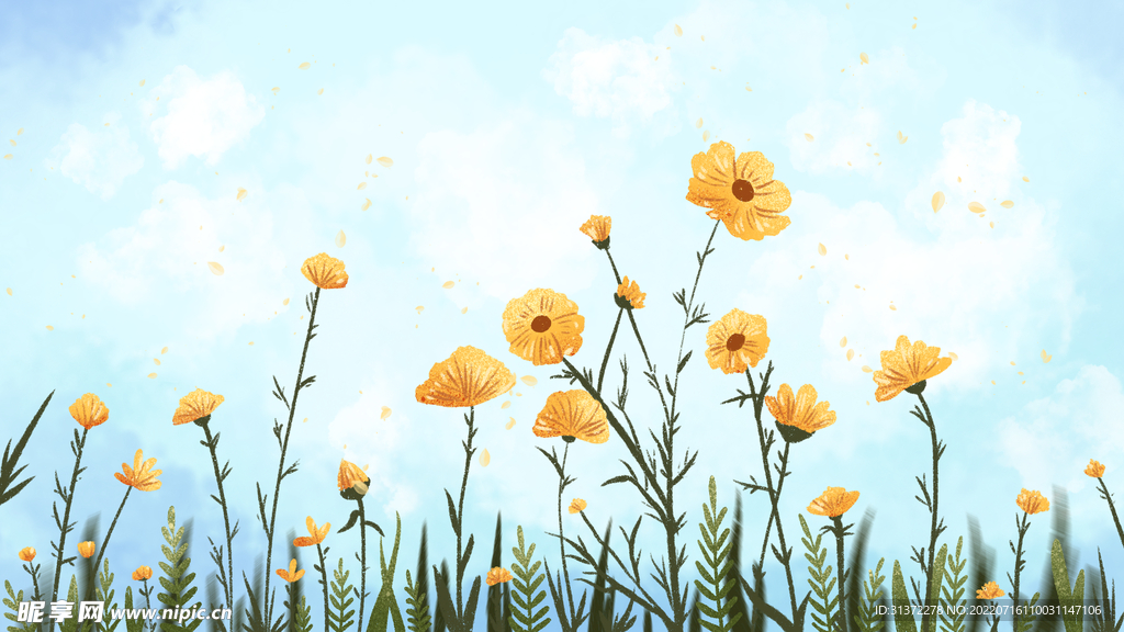 鲜花海报图片
