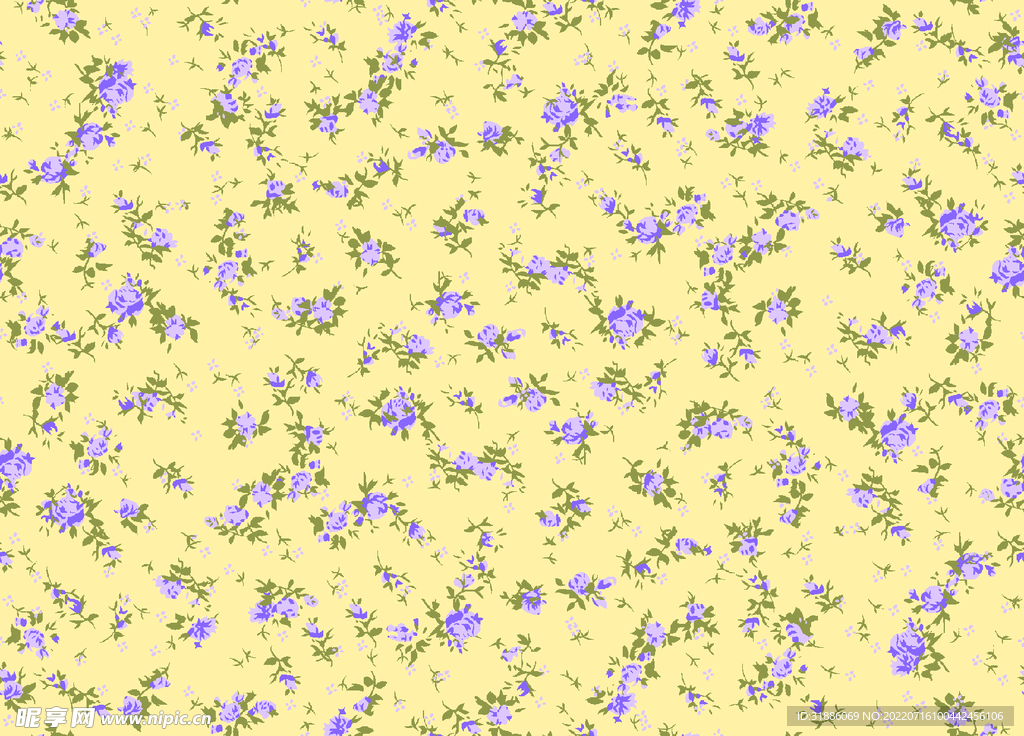 数码印花 花朵