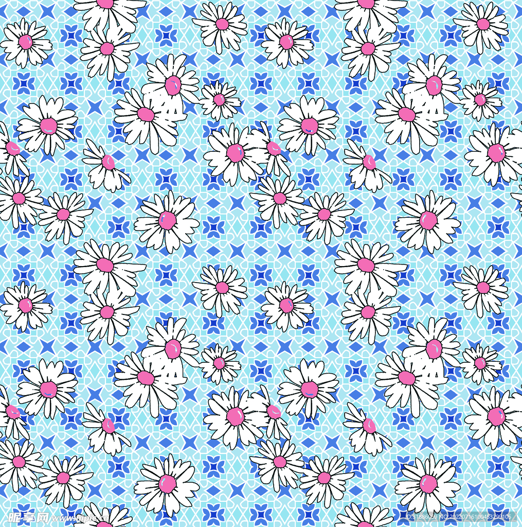 数码印花 花朵