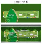 绿色幼儿文化墙