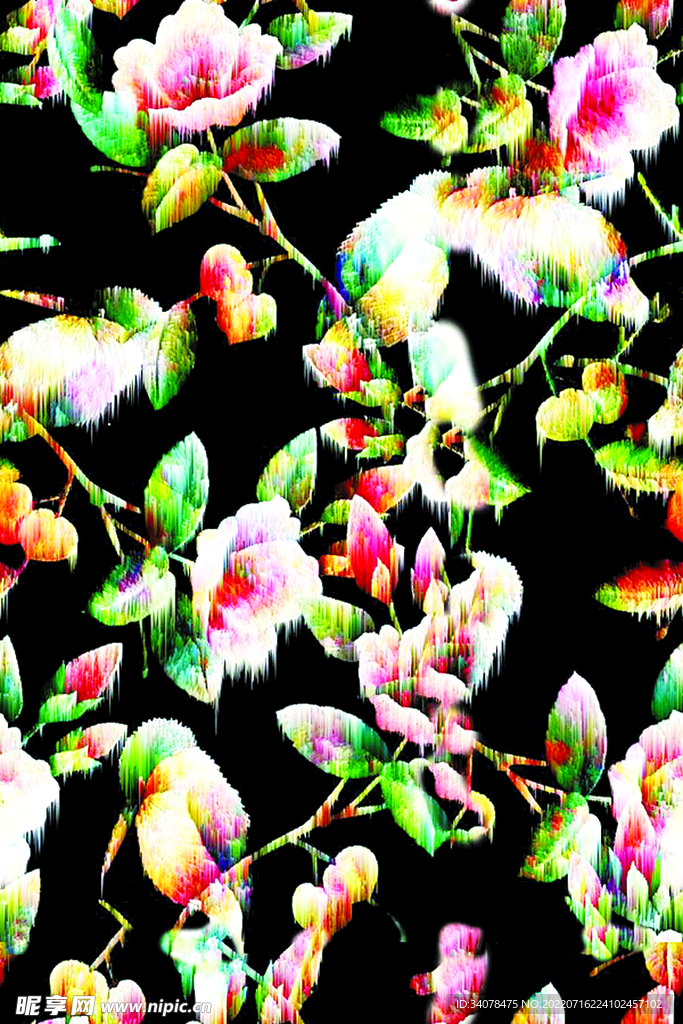手绘花