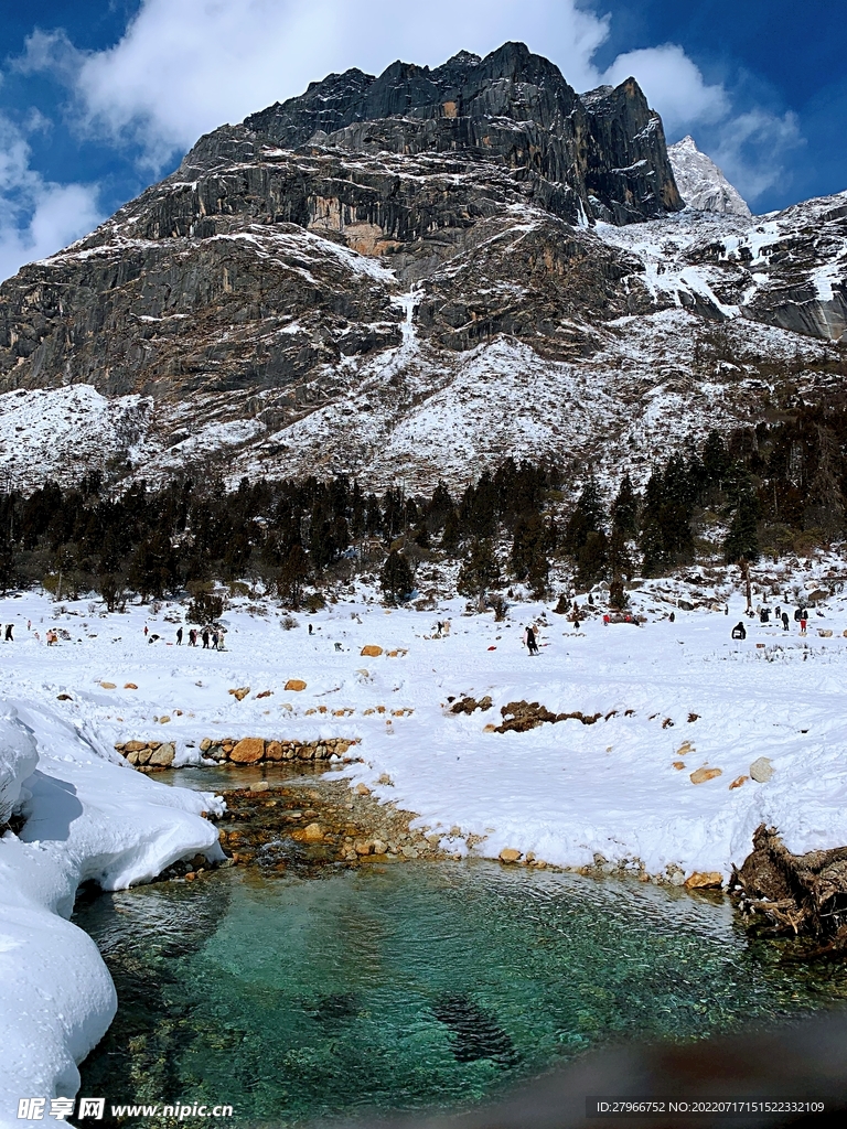 毕棚沟雪景