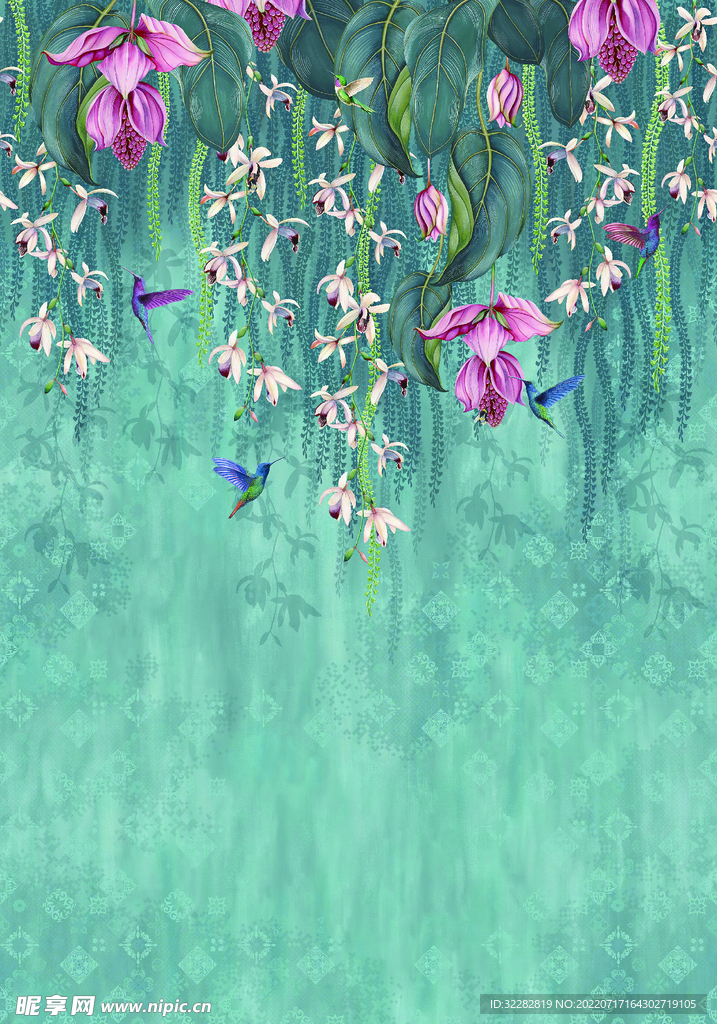 手绘花 