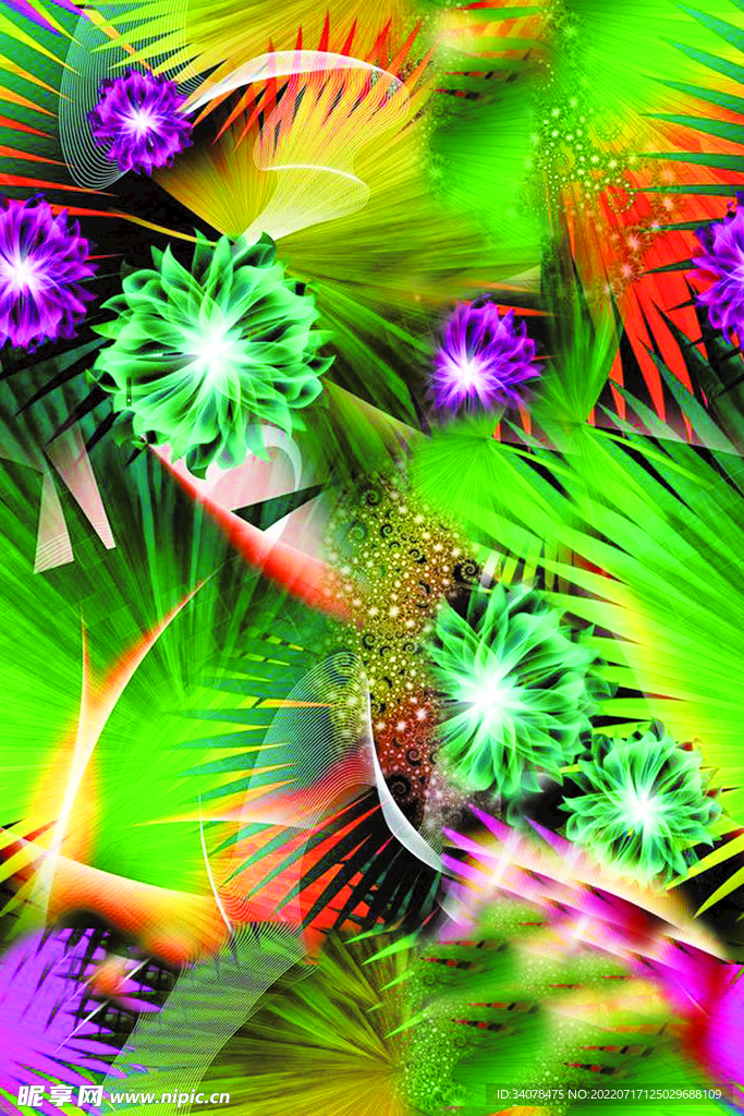 扎染花