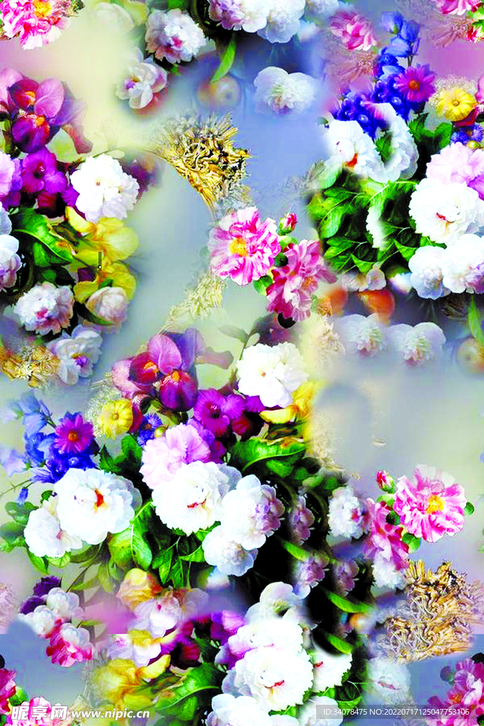 手绘花