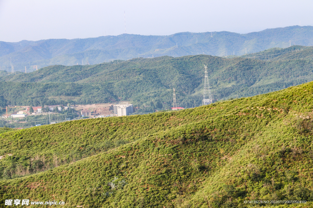 山峰 自然风光  