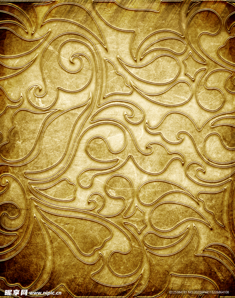 金色底纹