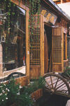 户外复古旅游小镇建筑