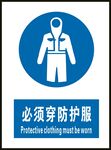 必须穿防护服
