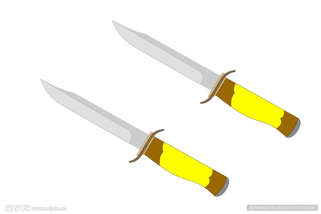 黄色刀