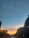 马路夕阳