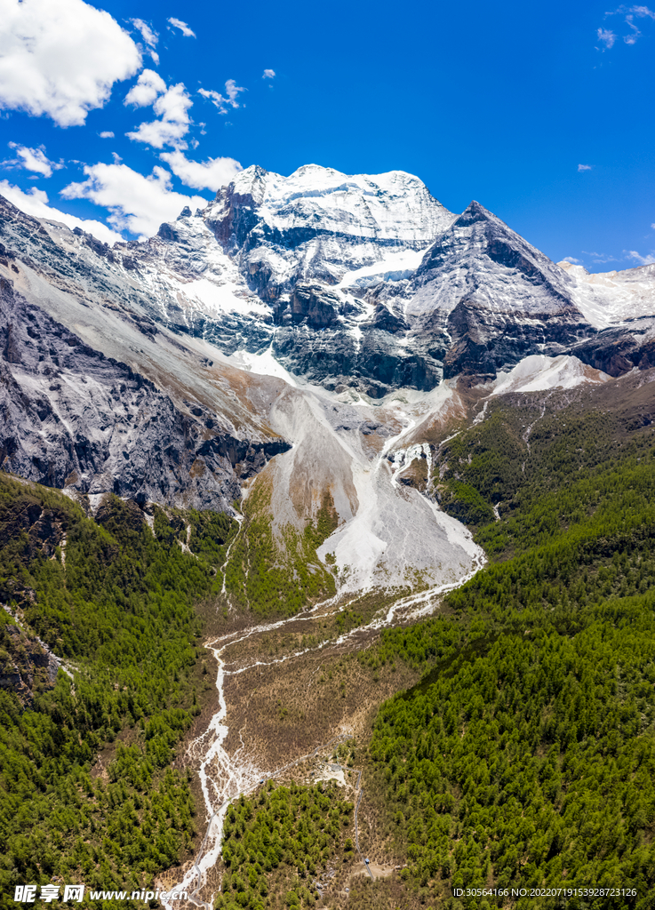 户外雪山山脉自然