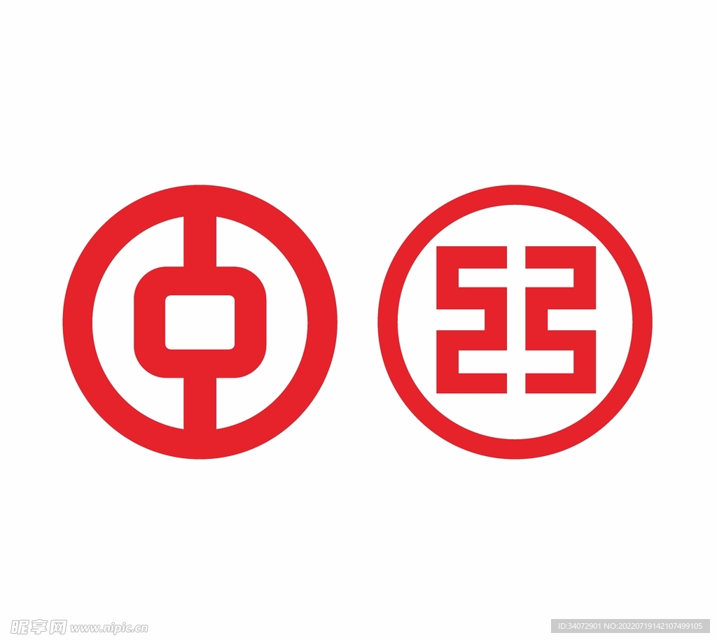 中国银行 工商银行LOGO