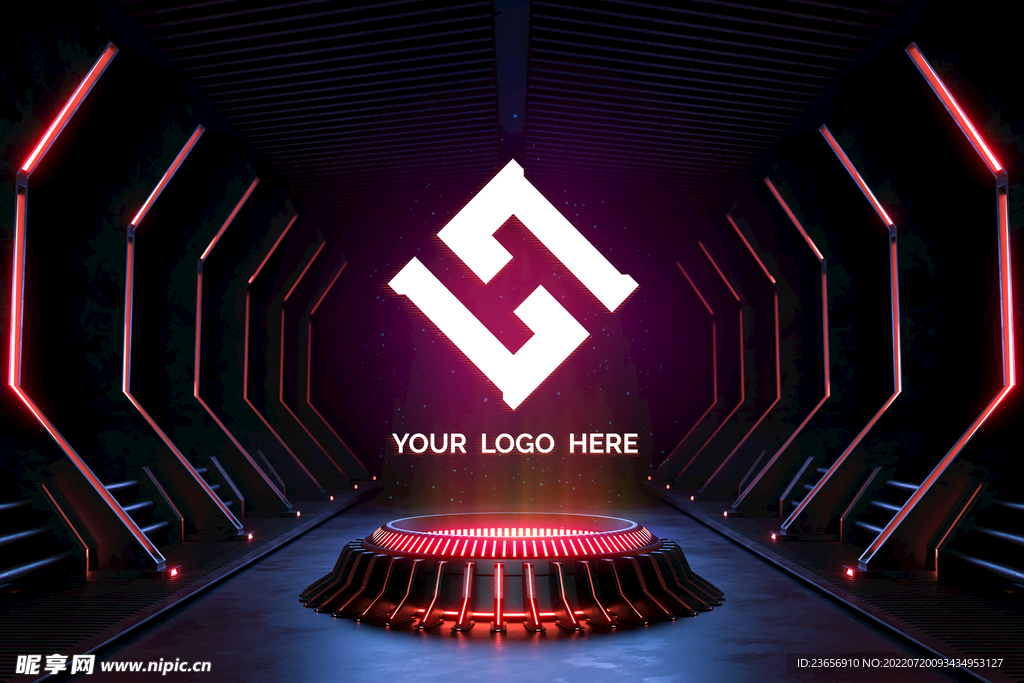 未来科幻光电正视样机LOGO