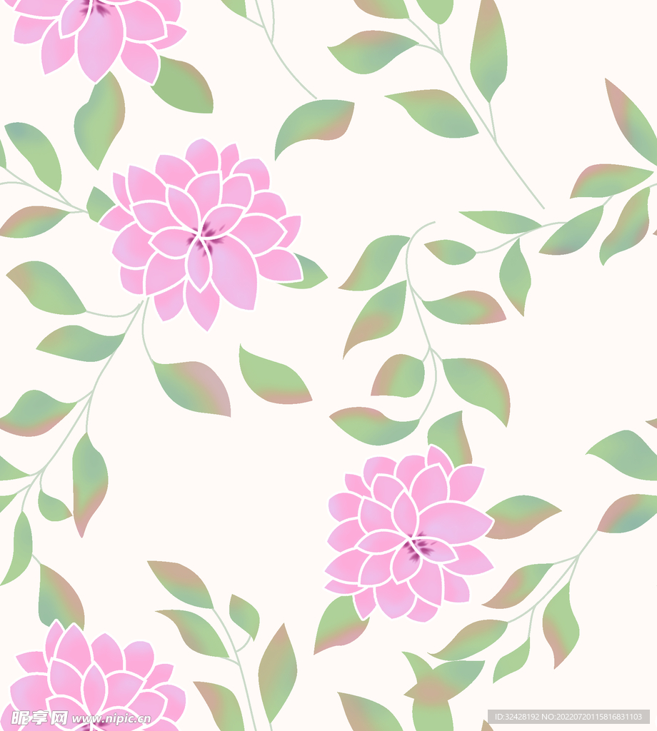 手绘花