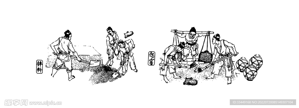 酿酒图
