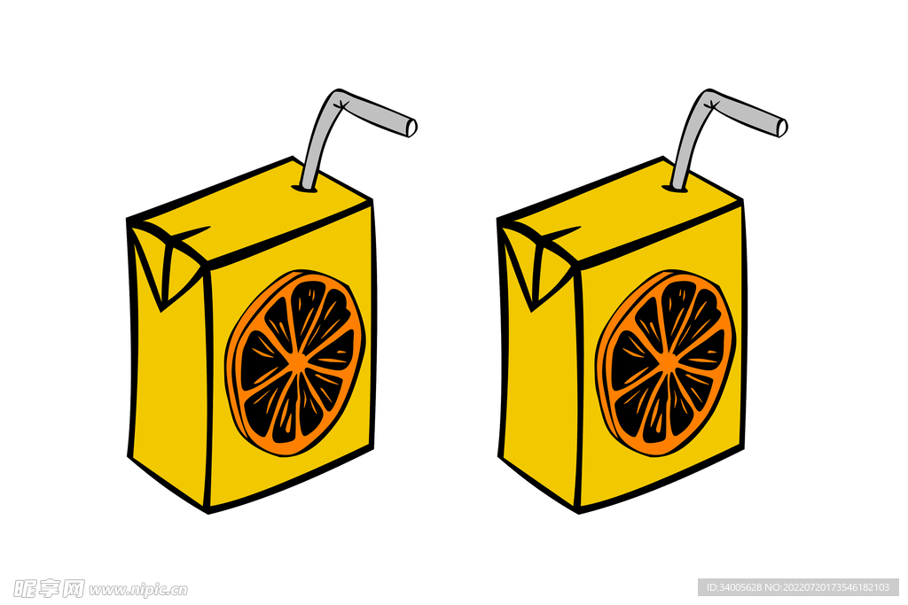 橙汁包装盒