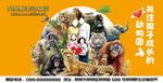 野生动物园宣传背景