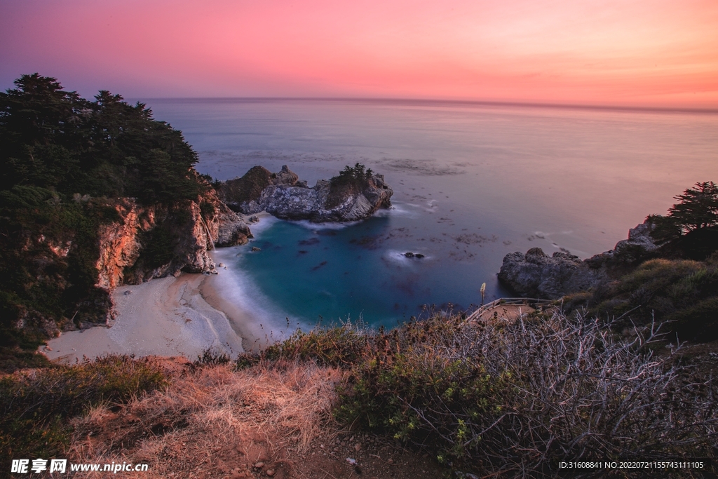 晚霞海岸