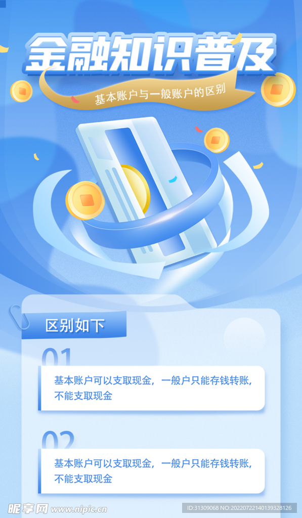 金融知识普及海报