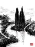 水墨画