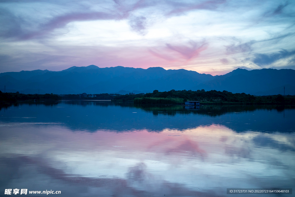 夕阳 日落 云彩 