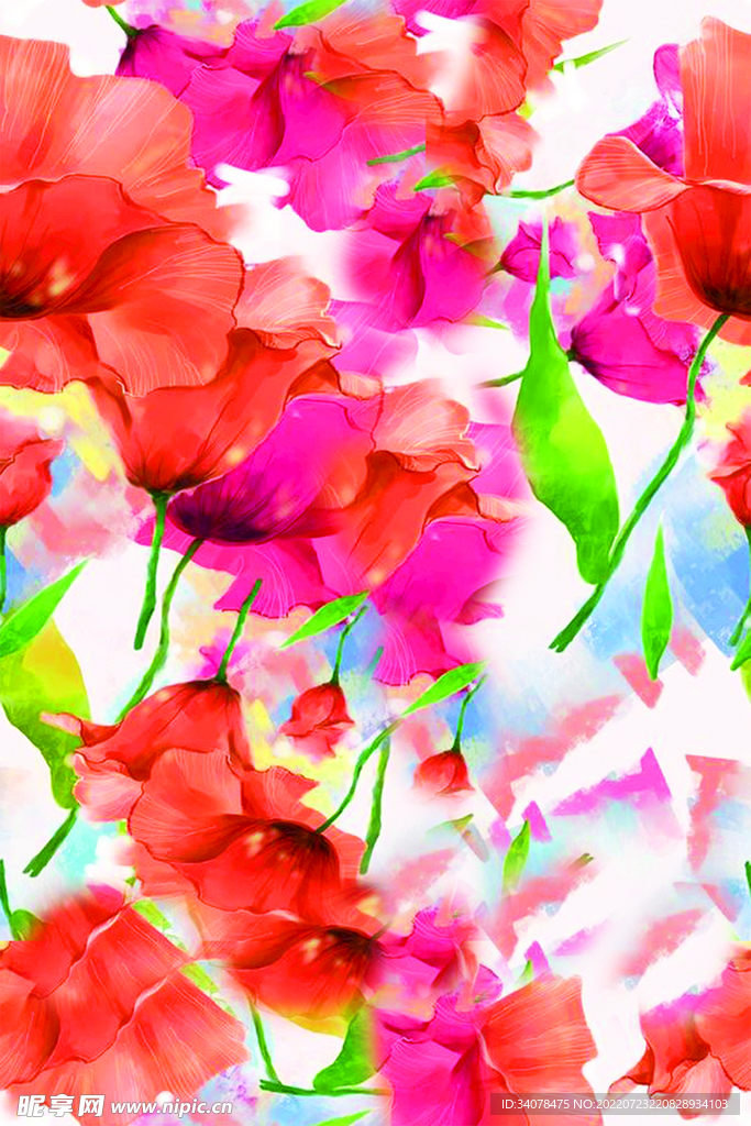 手绘花