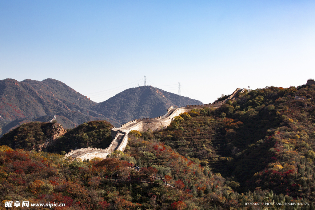 户外长城复古建筑