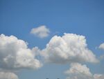 盛夏 天空  落日 橘色的海 