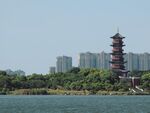 盛夏 天空  落日 橘色的海 